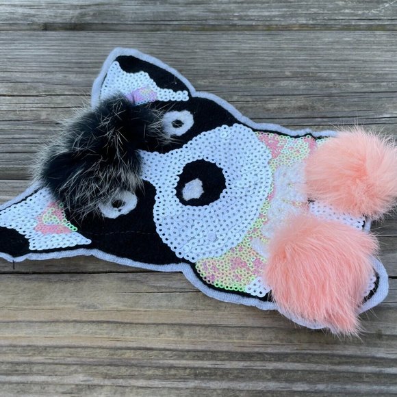 Cute Iron On Patches Dog Pom Pom Patches for Jacket Clothes Craft Embroidery - Picture 8 of 9